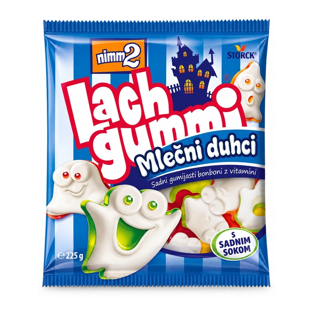 nimm2 Lachgummi mlečni duhci z mlečno peno