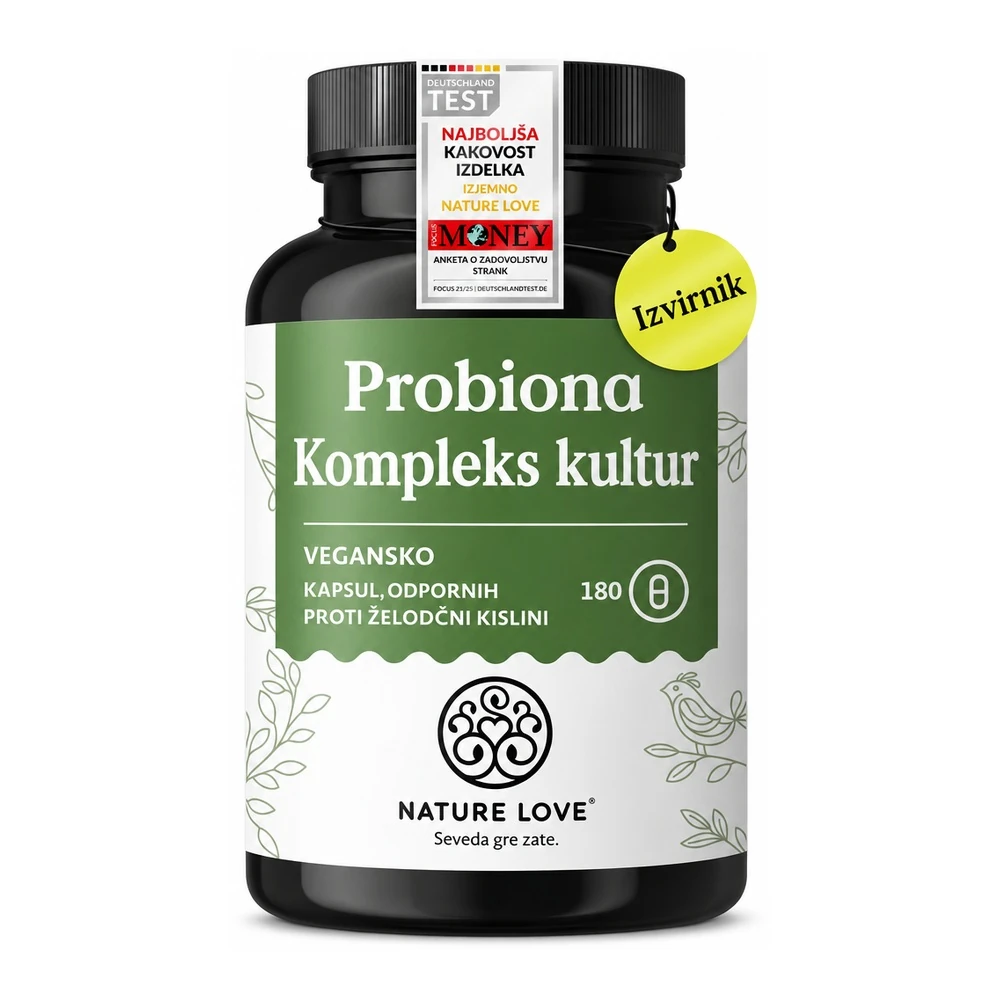 Nature Love Probiona kompleks probiotičnih kultur z organskim inulinom