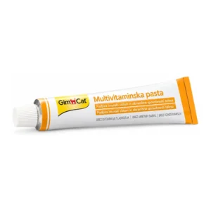 GimCat multivitaminska pasta za mačke v 50-gramski tubi