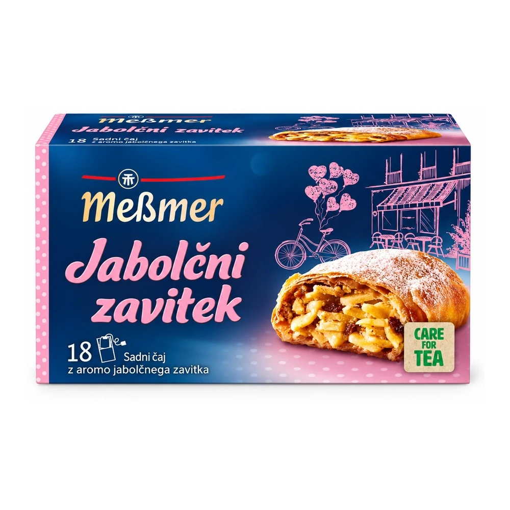 Meßmer sadni čaj z okusom jabolčnega zavitka