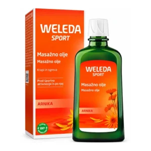 WELEDA arnikino športno masažno olje v 200 ml pakiranju