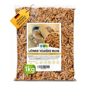 EWL Naturprodukte sušene ličinke črne vojaške muhe