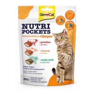 GimCat Nutri Pockets mačji priboljški s kremnim polnilom