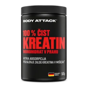 Body Attack kreatin monohidrat v prahu 500 g