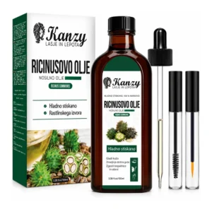 KANZY hladno stiskano ricinusovo olje 100 ml
