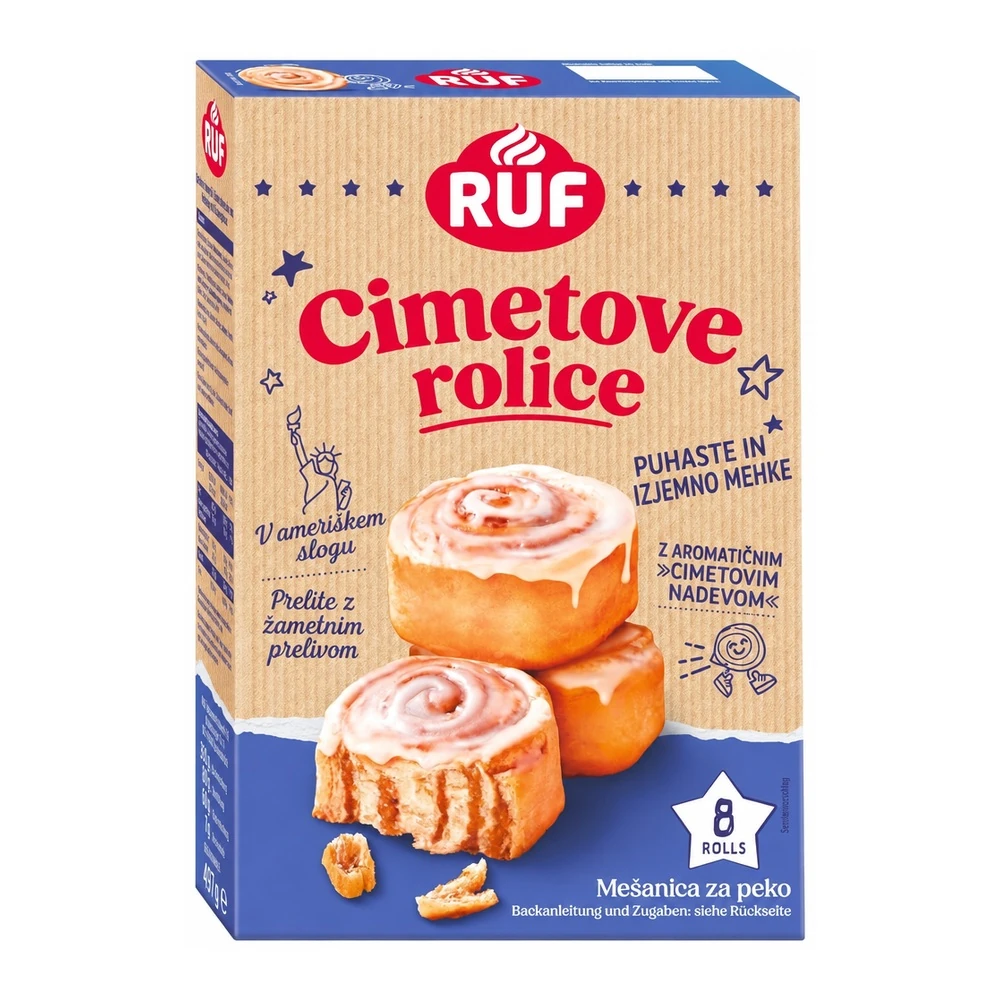 RUF mešanica za cimetove rolice z glazuro