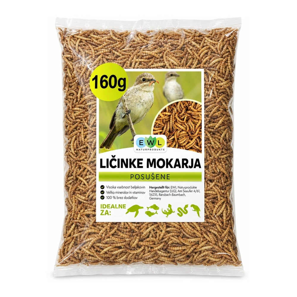 EWL Naturprodukte sušeni mokarji 160 g (1 l)