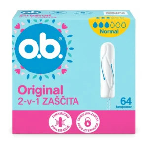 o.b. Original Normal tamponi, 64 kosov