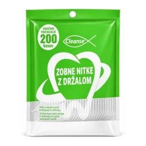 Cleanse zobne nitke na držalu – 200 kosov