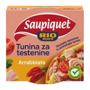 Saupiquet Rio Mare tuna za testenine Arrabbiata v pločevinki
