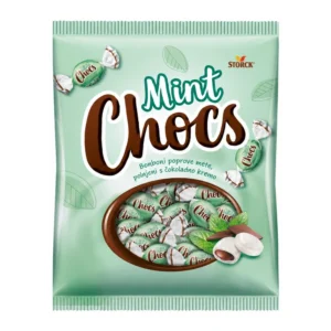 Bunte Welt Mint Chocs metini bonboni s čokoladnim kremnim polnilom