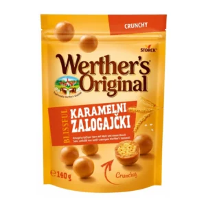 Werther's Original karamelni bonboni z zračnim sladnim jedrom