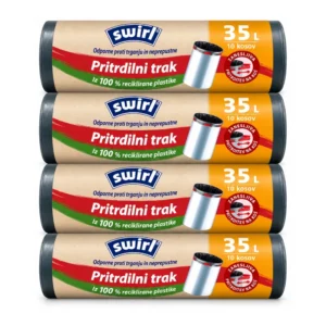 Swirl vrečke za smeti 35 l z vezalnim trakom