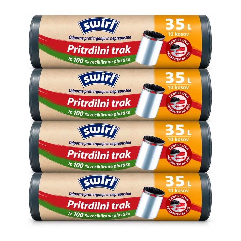 Swirl vrečke za smeti 35 l z vezalnim trakom