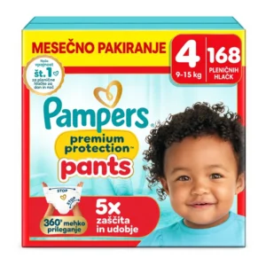 Pampers Premium Protection Pants pleničke hlačke, velikost 4