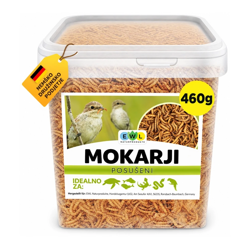 EWL Naturprodukte sušeni mokarji – 460 g