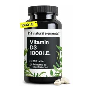 Natural Elements Vitamin D3 1000 IU – 365 tablet