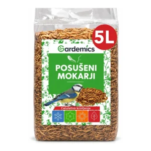 Gardemics sušeni mokarji za ptice in druge živali