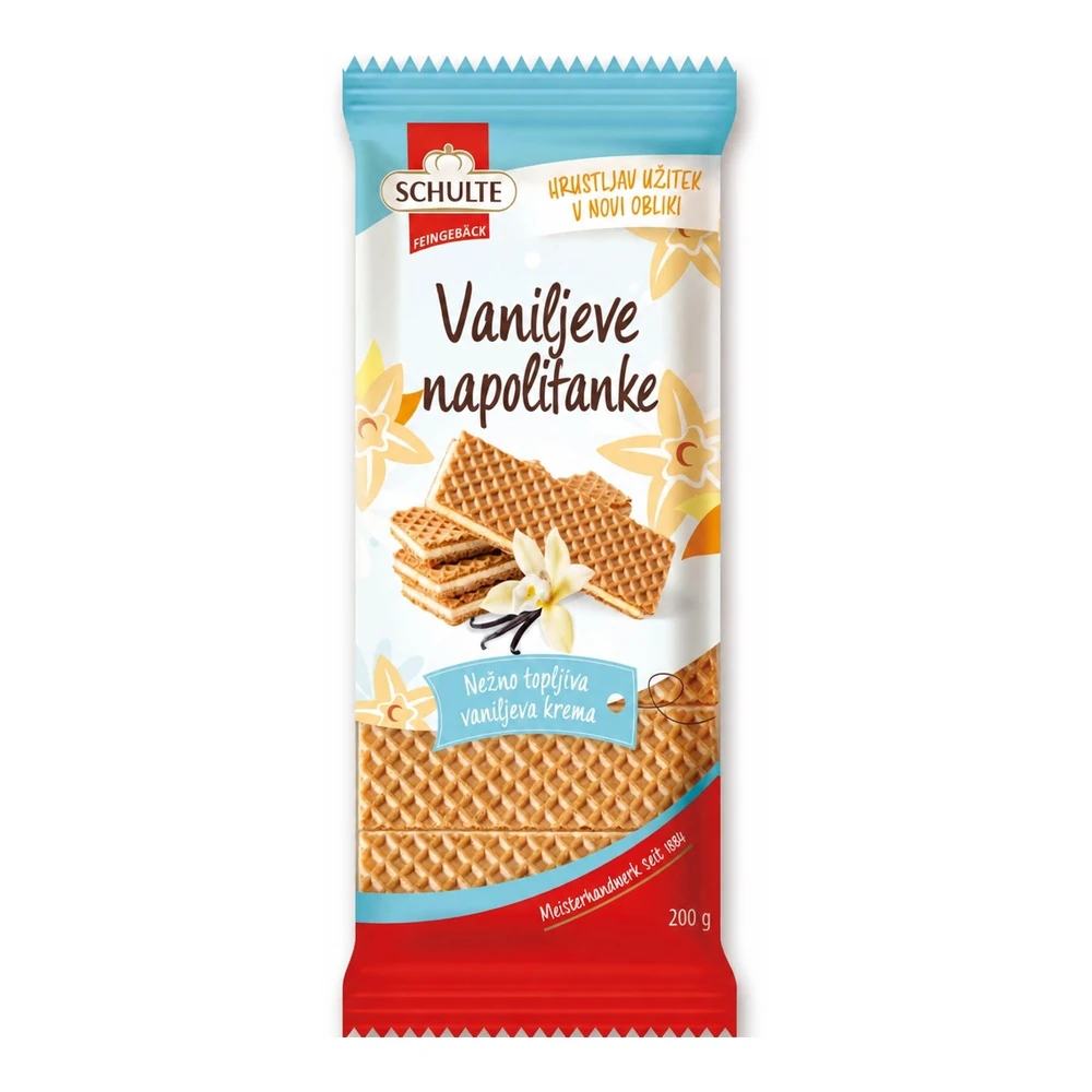 SCHULTE vaflji z vanilijevo kremo