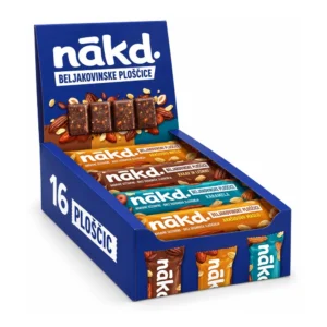 Nakd beljakovinske ploščice, 16 × 45 g