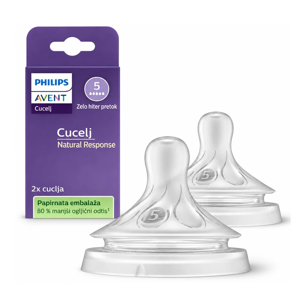 Philips Avent Natural Response nastavki za stekleničko, pretok 5