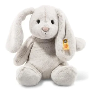 Steiff Hoppie svetlo siv plišasti zajec, 28 cm