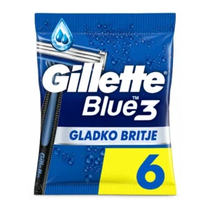 Gillette Blue3 Smooth britvice za enkratno uporabo, 6 kosov