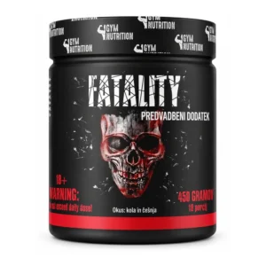 Gym Nutrition Fatality Ultra Hardcore predvadbeni prašek z okusom češnje-kole