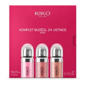 KIKO Milano Glossy Lip Set s tremi mini sijaji za ustnice
