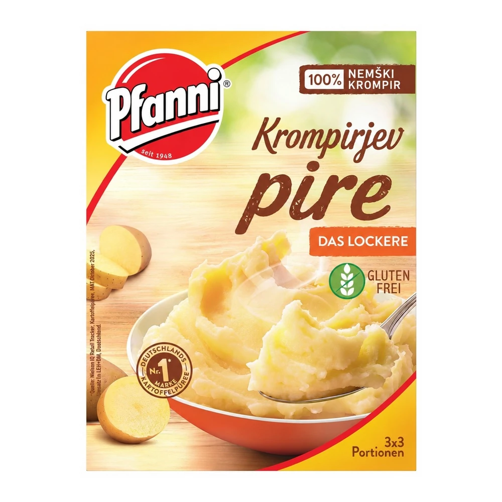 Pfanni krompirjev pire The Loose – 3 × 3 porcije