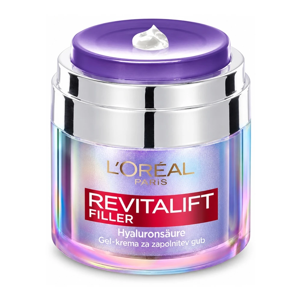 L'Oréal Paris Revitalift Filler gelna krema s hialuronsko kislino, 50 ml