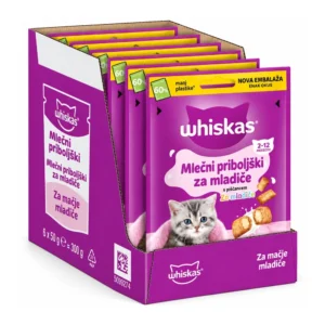 WHISKAS mlečni priboljški za mačje mladiče