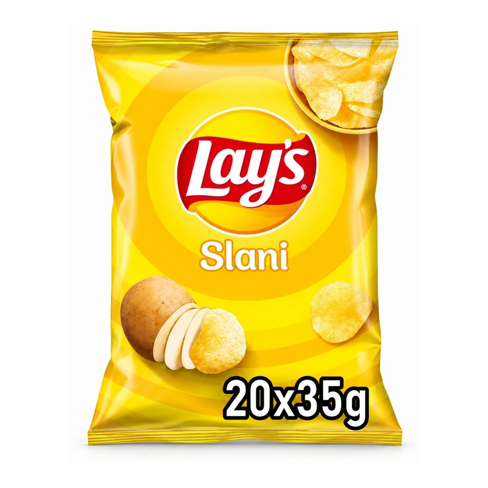 Lay's slani krompirjev čips, 20 × 35 g