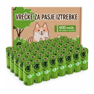 AiTodos zelene vrečke za pasje iztrebke