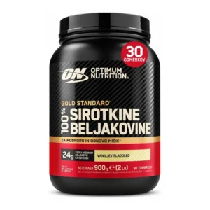 Optimum Nutrition Gold Standard Whey z okusom vaniljevega sladoleda