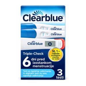Clearblue trojno pakiranje testov nosečnosti