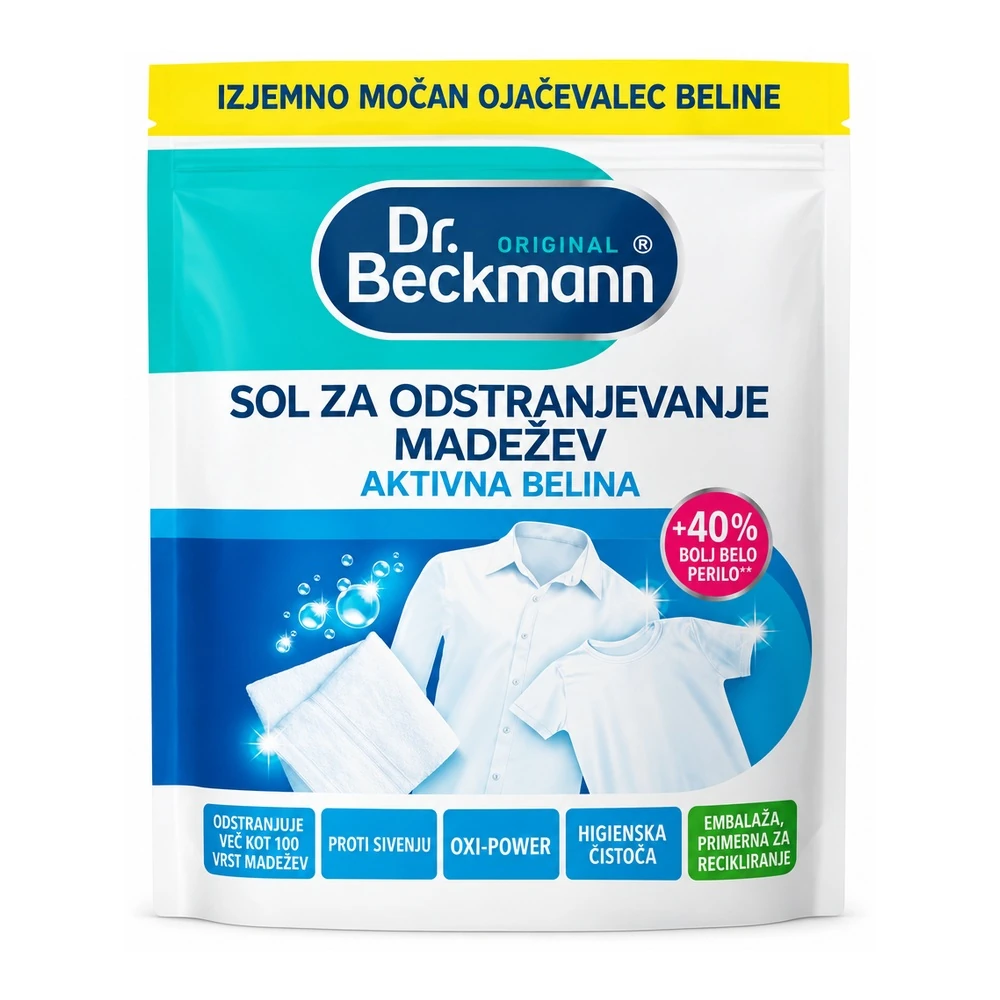 Dr. Beckmann Active White sol za odstranjevanje madežev, 400 g