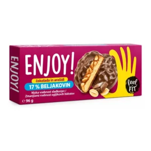 feel fit Choco & Peanut beljakovinski piškoti