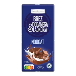 frankonia CHOCOLAT nugatna čokolada brez dodanega sladkorja