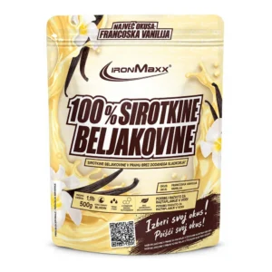 IronMaxx sirotkine beljakovine z okusom francoske vanilje, 500 g