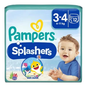 Pampers Splashers plavalne plenice velikost 3/4, 12 kosov