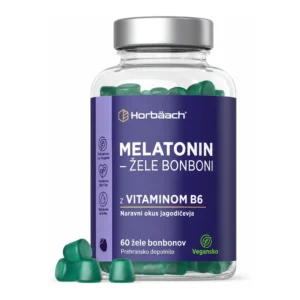 Horbäach melatoninski gumiji z vitaminom B6