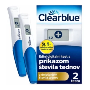 Clearblue digitalni test nosečnosti z določanjem tednov