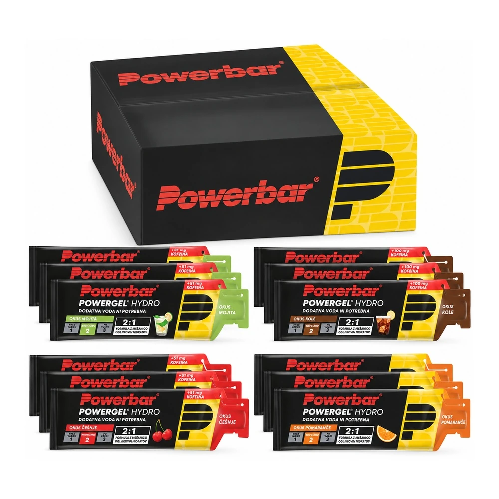 Powerbar PowerGel Hydro energijski geli z natrijem