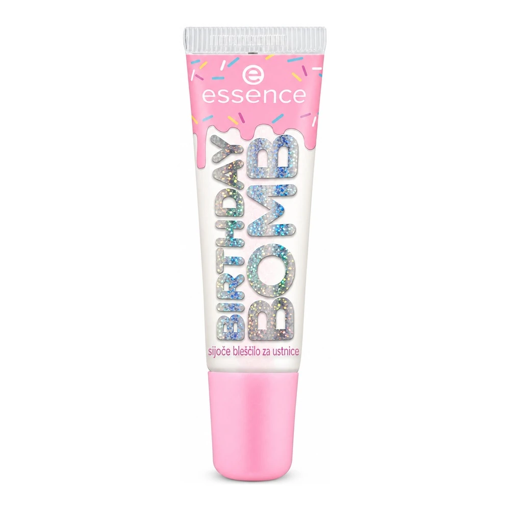 Essence Birthday Bomb bleščilo za ustnice št. 01