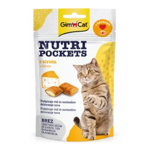 GimCat Nutri Pockets Cheese mačji priboljški s sirom