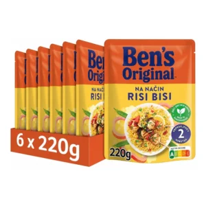 Ben's Original Express riž Risi Bisi, 6 × 220 g