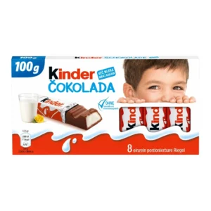Kinder čokolada – 8 posameznih ploščic