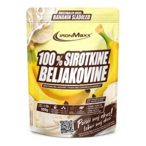 IronMaxx sirotkin beljakovinski prašek z okusom banane s sladoledom