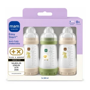 MAM Easy Start Anti-Colic stekleničke za dojenčke, 3 × 260 ml